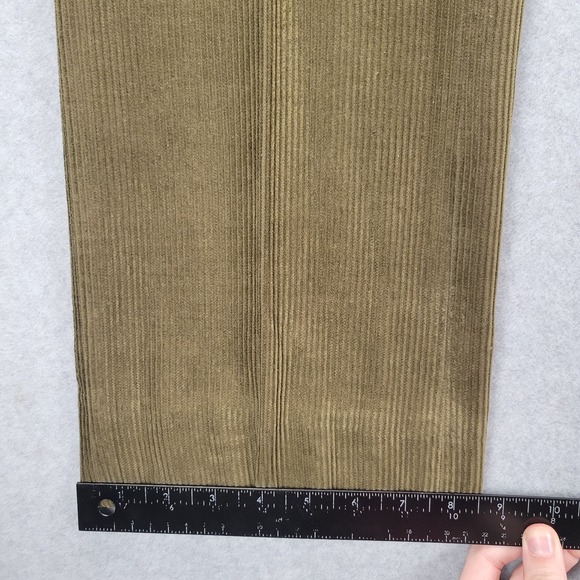 Ralph Lauren Purple Label Men 36x32 Cotton Green Corduroy Pants Trousers Riding - Picture 3 of 12